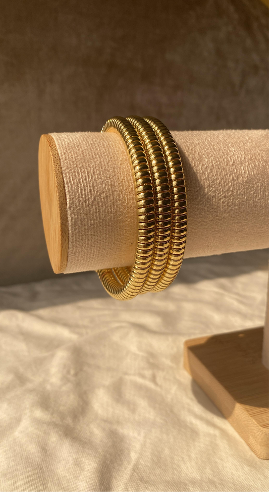 Aurelia Coil Bangle