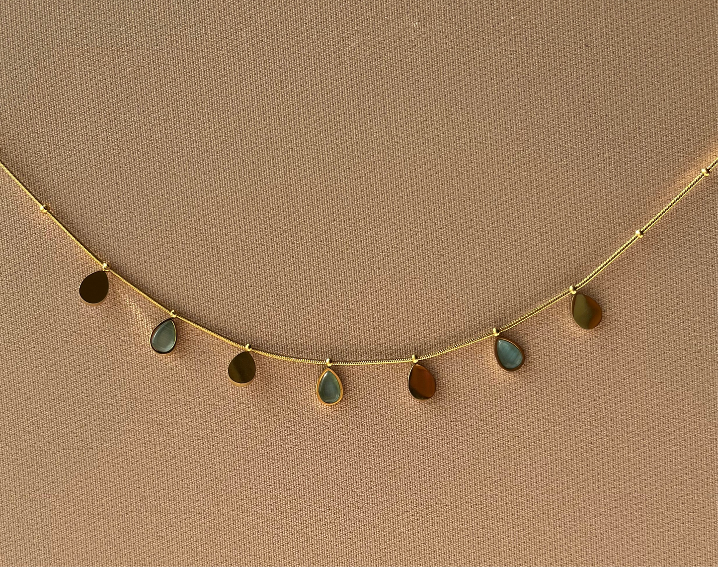 Sunlit drops in baby blue