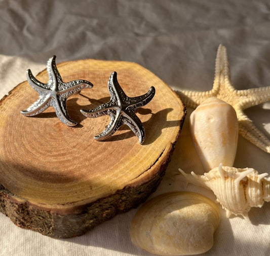 Starfish Earrings (silver)